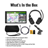 Garmin dezl Ergonomic Headset 210 for Truckers with LED Flashlight (Black, 2-In-1 Edition) Bundle