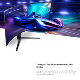 LG 45GR95QE 45-Inch UltraGear 1440p 240 Hz OLED Curved Gaming Monitor with AMD FreeSync (Black)