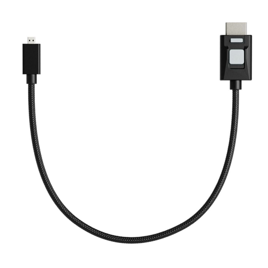 Atomos 4K60 HDR Locking Full HDMI to Micro-HDMI 11.8-Inch Cable for Video Transfer (Black)
