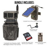 Stealth Cam Revolver 36MP 360-Degree Cellular Trail Camera with 1/4-Inch Threaded Mount Bundle