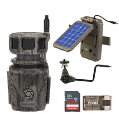 Stealth Cam Revolver 36MP 360-Degree Cellular Trail Camera with 1/4-Inch Threaded Mount Bundle