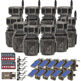 Stealth Cam Revolver 36MP 360-Degree Cellular Trail Camera with Threaded Mount (10-Pack) Bundle