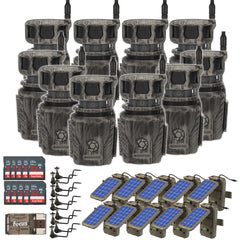 Stealth Cam Revolver 36MP 360-Degree Cellular Trail Camera with Threaded Mount (10-Pack) Bundle