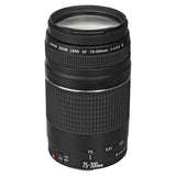 Canon EF 75-300mm F4-5.6 III Telephoto Zoom Lens for Canon SLR Cameras (Black, Refurbished)
