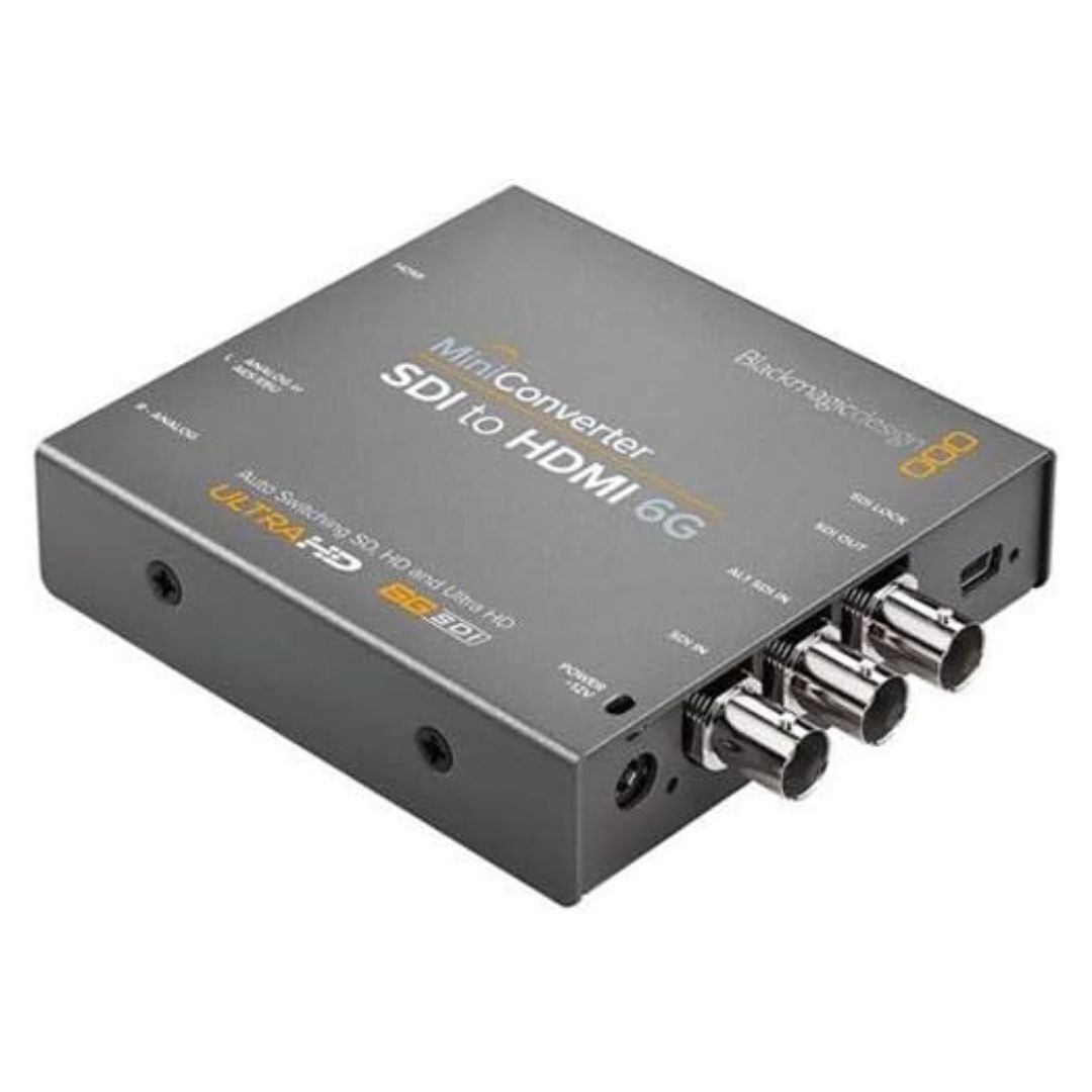 Blackmagic Design SDI-To-HDMI 6G 4096 x 2160 Pixels Mini Video Converter with Audio Outputs (Black)