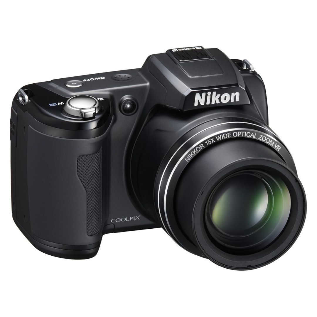 Nikon COOLPIX L110 Digital Camera, 12.1MP, 15x Optical Zoom (Black) (Certified Refurbished)