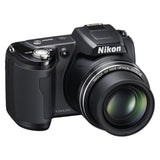 Nikon COOLPIX L110 Digital Camera with 12.1 MP Sensor and 15x Optical Zoom Lens (Black, Refurbished)