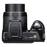 Nikon COOLPIX L110 Digital Camera with 12.1 MP Sensor and 15x Optical Zoom Lens (Black, Refurbished)