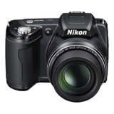 Nikon COOLPIX L110 Digital Camera with 12.1 MP Sensor and 15x Optical Zoom Lens (Black, Refurbished)