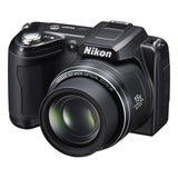 Nikon COOLPIX L110 Digital Camera with 12.1 MP Sensor and 15x Optical Zoom Lens (Black, Refurbished)