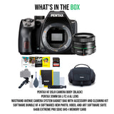 Pentax KF DSLR Camera Body (Black) with Pentax 35mm DA L f2.4 AL Lens and System Gadget Bag Bundle