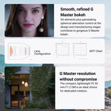 Sony FE 50mm F1.2 GM Full-Frame Large-Aperture G Master Lens with 24mm Lens and Battery Bundle