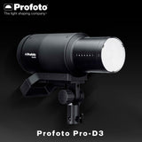 Profoto Pro-D3 Industrial-Grade Monolight with Fast Recycling Time and 3 Flash Modes (1250W) Bundle