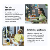 Sony WF-C510 Lightweight Truly Wireless Earbuds (Yellow) with Earbud Replacement Tips Bundle