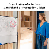 OBSBOT Smart Wireless Remote Controller (Gray) with AA Alkaline Batteries (4-Pack) Bundle