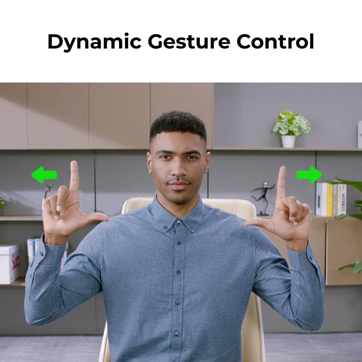 OBSBOT Tiny 2 AI-Powered PTZ 4K Webcam with Dual Native ISO Technology and Dynamic Gesture Control