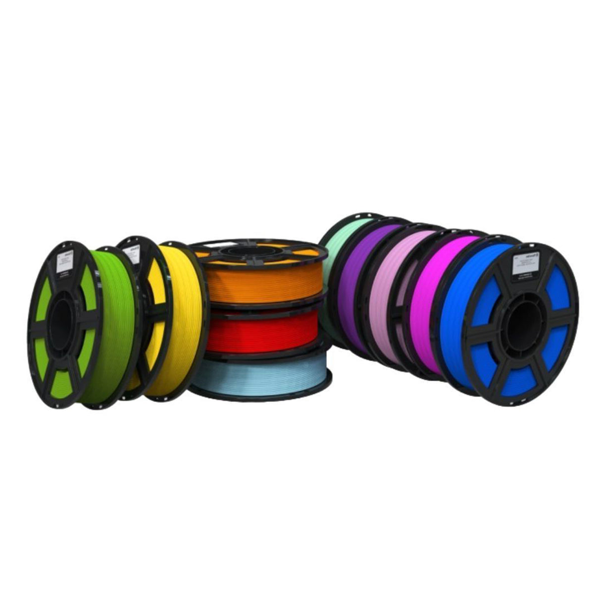 MakerBot 900-0148A Sketch PLA 1.75mm Rainbow Filament for 3D Printing Enthusiasts (10-Pack)