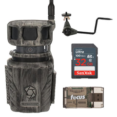 Stealth Cam Revolver 36MP 360 Degree Cellular Trail Camera with 1/4-Inch Threaded Mount Bundle