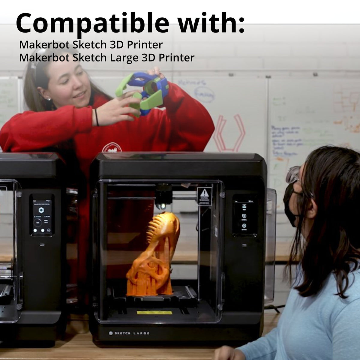 MakerBot 900-0149A Sketch 5 PLA 1.75mm Metallic Filament for 3D Printing Projects (5-Pack)
