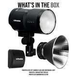 Profoto B10X Off-Camera Flash and Continuous Light with OCF Magnum Reflector and Battery Bundle