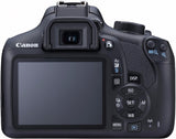 Canon EOS Rebel T6 DSLR Camera with 18-55mm and 75-300mm Lenses and Bag Bundle