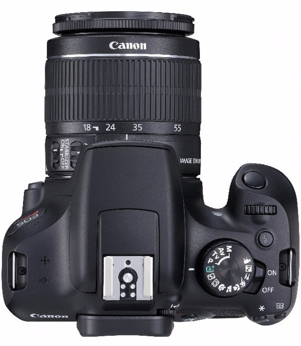 Canon EOS Rebel T6 DSLR Camera with 18-55mm and 75-300mm Lenses and Bag Bundle