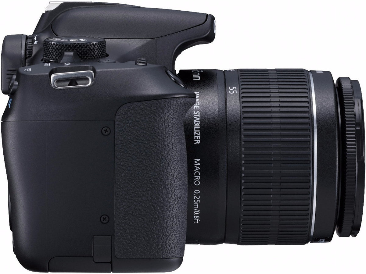 Canon EOS Rebel T6 DSLR Camera with 18-55mm and 75-300mm Lenses and Bag Bundle