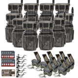 Stealth Cam Revolver 36MP 360-Degree Cellular Trail Camera with Threaded Mount (10-Pack) Bundle