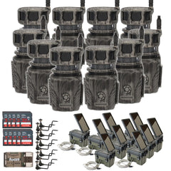 Stealth Cam Revolver 36MP 360-Degree Cellular Trail Camera with Threaded Mount (10-Pack) Bundle