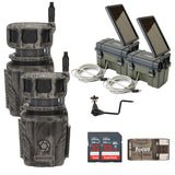 Stealth Cam Revolver 36MP 360-Degree Cellular Trail Camera with Threaded Mount (2-Pack) Bundle