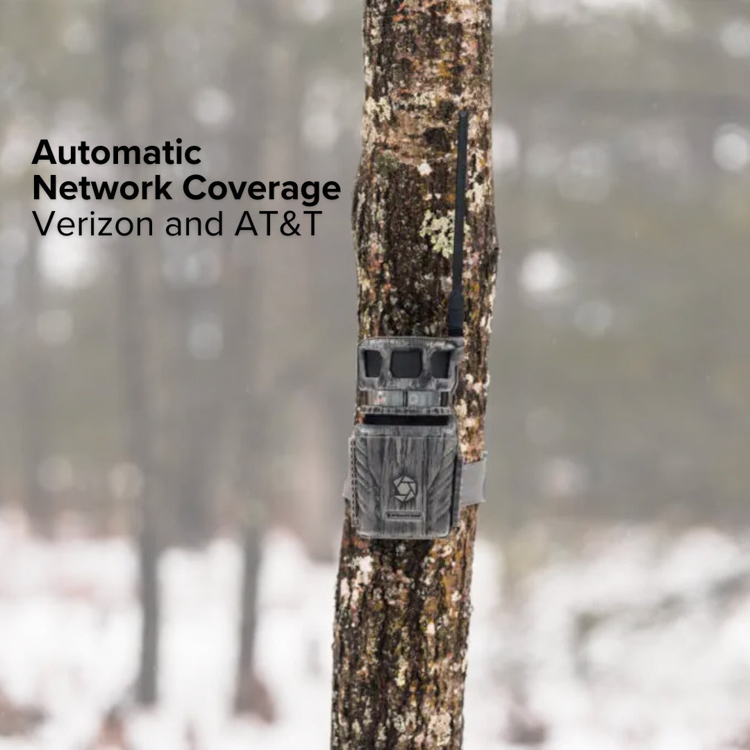 Stealth Cam Revolver 40MP Pro 360-Degree Cellular Trail Camera with Threaded Mount 4-Pack Bundle