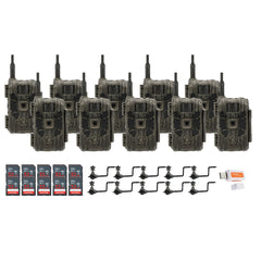 Stealth Cam 40MP Deceptor Max Cellular Trail Camera (10-Pack) with 32GB Memory Card (10-Pack) Bundle