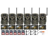 Stealth Cam 36MP Fusion Max Cellular Trail Camera with SD Card Viewer Bundle (6-Pack)