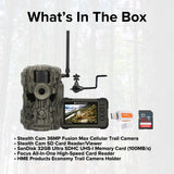 Stealth Cam 36MP Fusion Max Cellular Trail Camera with SD Card Viewer and 32GB Memory Card Bundle