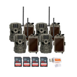 Stealth Cam 36MP Fusion Max Cellular Trail Camera with 80 Feet Detection Range (4-Pack) Bundle