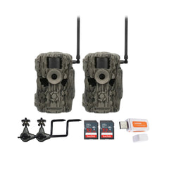 Stealth Cam 36MP Fusion Max Cellular Trail Cameraç with Camera Holder Bundle (2-Pack)