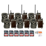 Stealth Cam 36MP Fusion Max Cellular Trail Camera with 80 Feet Detection Range (6-Pack) Bundle