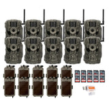 Stealth Cam 36MP Fusion Max Cellular Trail Camera with 80 Feet Detection Range (10-Pack) Bundle