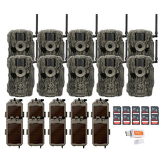 Stealth Cam 36MP Fusion Max Cellular Trail Camera with 80 Feet Detection Range (10-Pack) Bundle