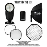 Profoto A10 Nikon On-Camera Flash Light with Clic Softbox Octa 2-Feet and Clic Softgrid Octa Bundle