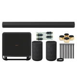 Sony HT-A8000 BRAVIA Theater Bar 8 with Dolby Atmos and 360 Spatial Sound Mapping (Black) Bundle