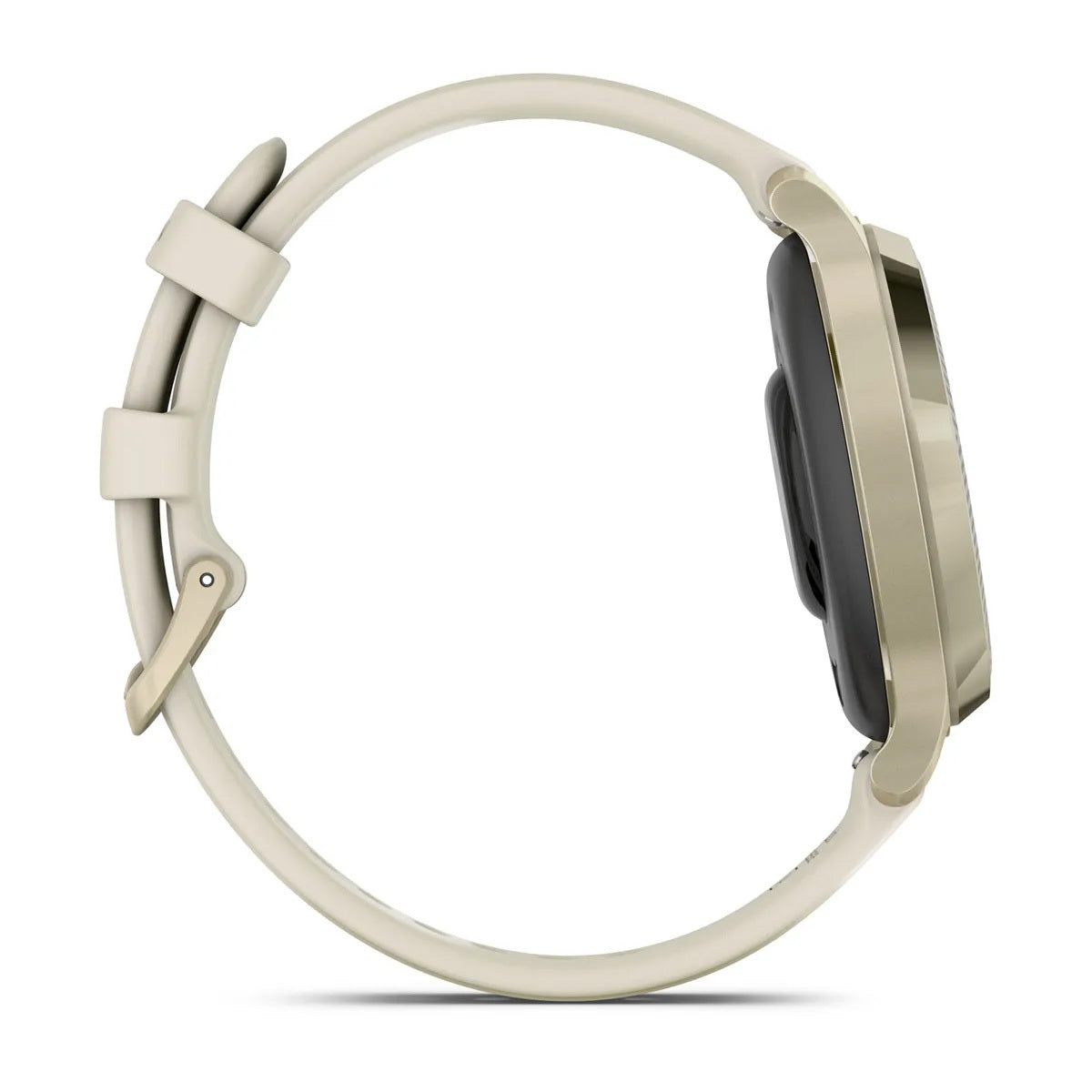 Garmin Lily 2 Active GPS Smartwatch (Lunar Gold, Bone Silicone Band)