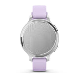 Garmin Lily 2 Active GPS Smartwatch (Silver, Purple Jasmine Silicone Band)
