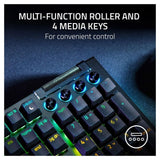 Razer BlackWidow V4 Green Switch RZ03-04690200 Gaming Keyboard with 104 Keys (Black, Refurbished)