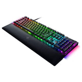 Razer BlackWidow V4 Green Switch RZ03-04690200 Gaming Keyboard with 104 Keys (Black, Refurbished)