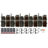 Stealth Cam 40MP Deceptor Max Cellular Trail Camera (10-Pack) with 10x Solar Power Panel Bundle