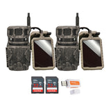Stealth Cam Revolver 36MP 360-Degree Cellular Trail Camera with 1/4-Inch Mount (2-Pack) Bundle