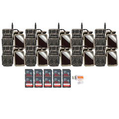 Stealth Cam Revolver 36MP 360-Degree Cellular Trail Camera with 1/4-Inch Mount (10-Pack) Bundle