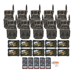 Stealth Cam Revolver 36MP 360-Degree Cellular Trail Camera with 1/4-Inch Mount (10-Pack) Bundle