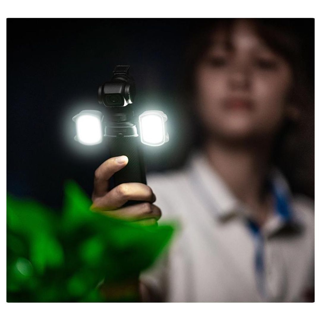 STARTRC Magnetic Fill Light with Bracket for DJI Pocket 3 with USB Charging and Portable Size (Gray)